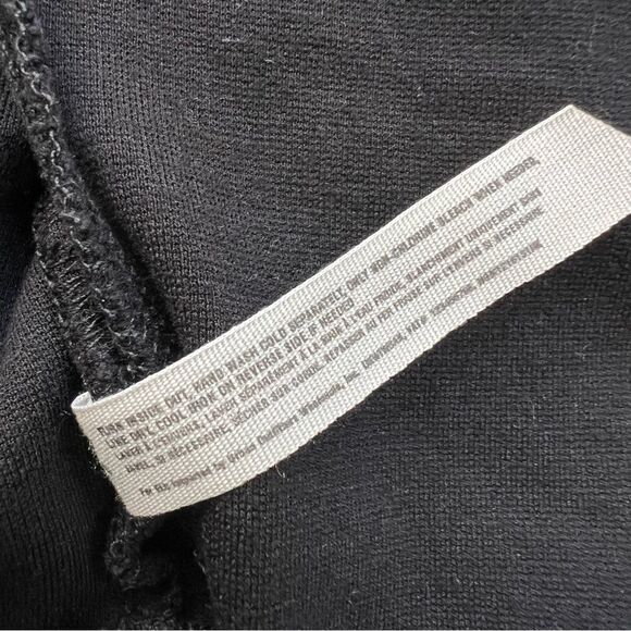 Free People Intimately Black Ruffle Plunge V-Neck Crop Top Peplum Size Large - Picture 8 of 10